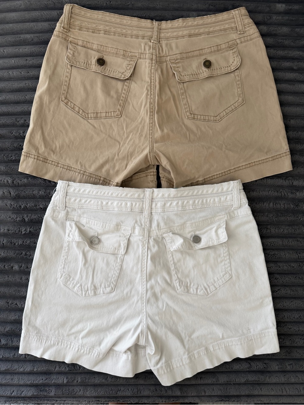 one 5 one White and Tan Bermuda Shorts Duo - Picture 2 of 5